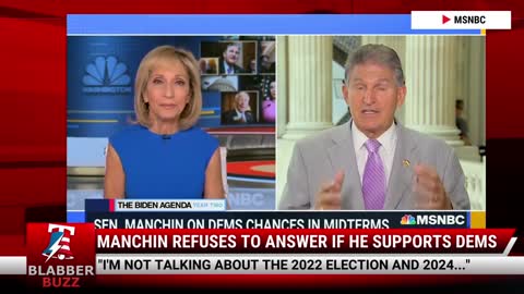 Manchin Refuses To Answer If He Supports Dems