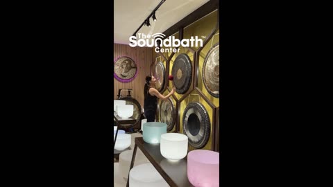 Soundbath Center Gong Wall