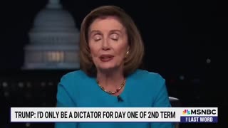 Nancy Pelosi Could Only Get Away With Saying This On MSNBC | No Self Awareness