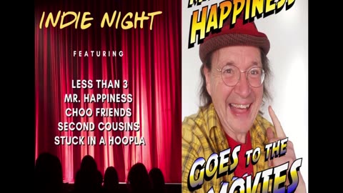 Mr Happiness goes to the Movies Guy Giard Solo Improv Montréal March 10, 2024
