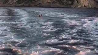 Wake Surfing Mother-to-be Saves the Baby