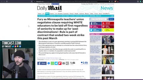 White Teachers To Be FIRED First In INSANE Teacher's Union Contract In Clearly ILLEGAL Woke BS