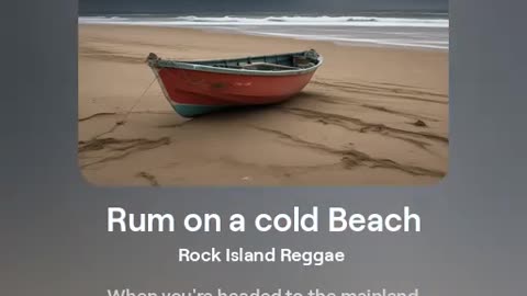 Rum on a cold Beach