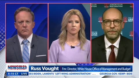 Russ Vought on Newsmax "This President Makes an Art of Gaslighting as Governing"