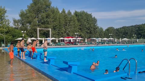 Hometown Olympic swimming pool
