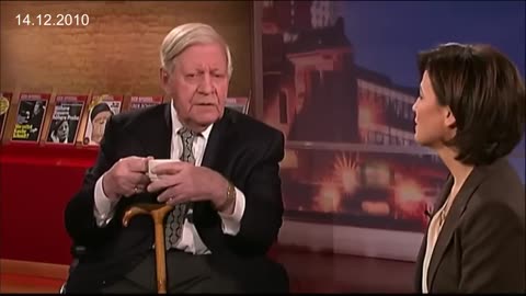 Helmut Schmidt im Dezember 2010 zur Zukunft Europas.