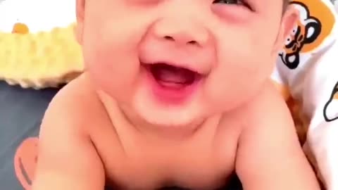 #Cute baby laughing @