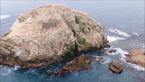 Algarrobo Peñablanca island and Punta de Peñablanca, Chile