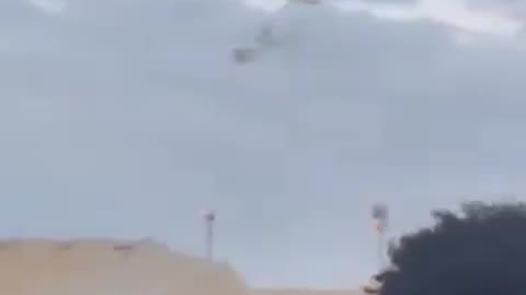 C-RAM Engaging an Iranian Drone Above a US Airbase(Irbil, Iraq)