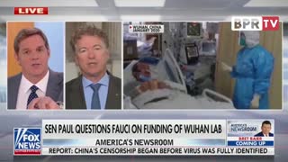 Senator Paul Questions Fauci On Funding Of Wuhan Lab