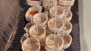 How we make our rattan sauce basket frames.