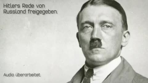 Rede von Adolf Hitler!