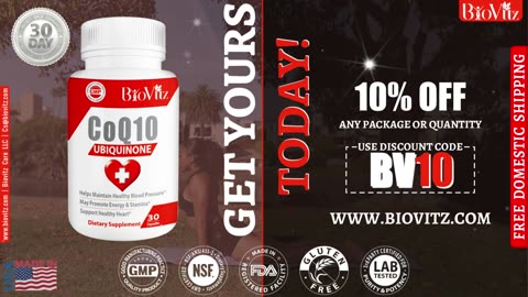 CoQ10 (Ubiquinone) | Supports Healthy Heart | Promotes Energy & Stamina | Healthy Blood Pressure