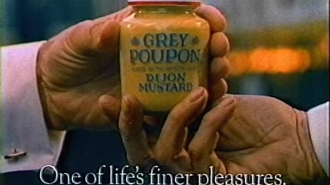 Grey Poupon Dijon Mustard Classic 1986 TV Ad #1