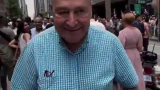 Chuck Schumer gets DESTROYED during the 2024 Dominican Day Parade in NYC yesterday