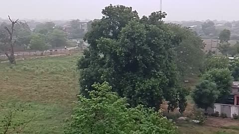 Beautiful view of rainy whether