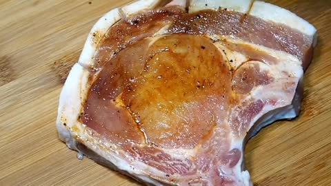 Continue To Brush And Marinade Pork Chops