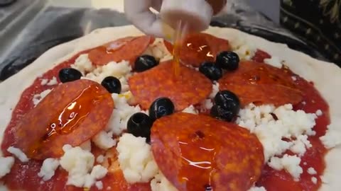 Italian style oven pizza - korean street food