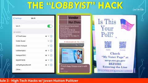 Hacking the vote - module 3 - high tech hacks w Jovan Hutton Pulitzer
