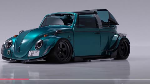 A 360-degree view of the hardtop convertible Beetle, the supercar