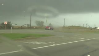 Car Sucked up into Tornado then Drives Away