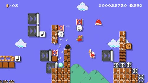 Auto Level 4 In Super Mario Maker