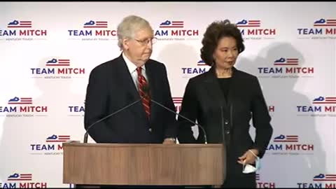 Mitch McConnell speaks to press after Election Day