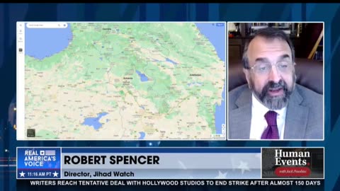 Jack Posobiec talks to Robert Spencer About the Armenian Genocide of 2023