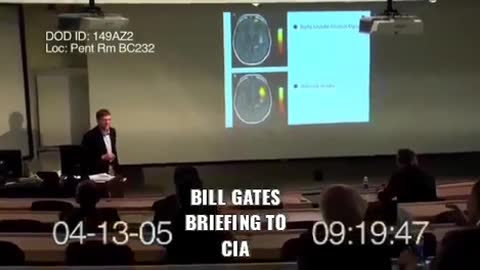 Bill Gates talking with CIA about gene suppressing vaccine