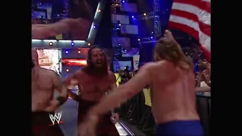 The Spirit Squad vs. Eugene, Jim Duggan & The Highlanders Raw August 21, 2006