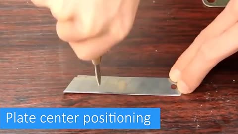 Automatic Center Pin Punch Marking Starting Holes