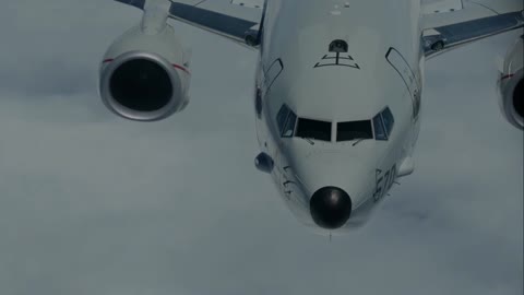 Kadena's 909th refuels Navy P-8 Poseidon