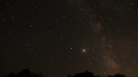 Scenery of Starry Night Sky