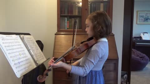 Two Violin songs, Handel and Weber