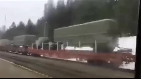 Slovakia to Ukraine by rail transport of the S-300PMU air defense division