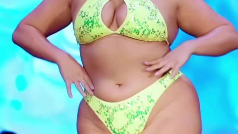 Plus size models beauty fashion #bikini curvy 01