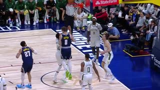 NBA - Jamal Murray hangs in air and gets the circus shot to go 😲 Bucks-Nuggets