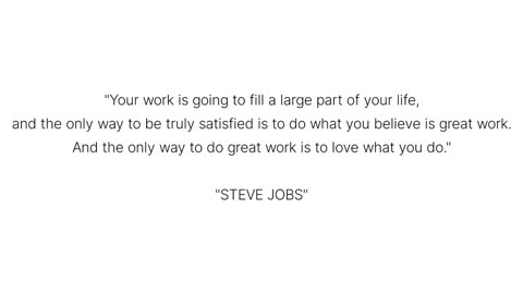 Thought by steve jobs