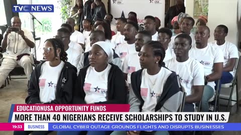 More Than 40 Nigerians Receive Scholarships To Study In United States.