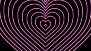 701. Neon Heart Tunnel I Purple Heart Background Neon Heart