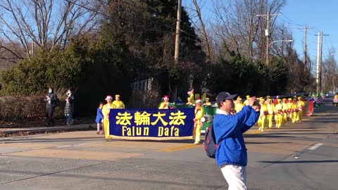 Falun Dafa Waist Drum Team In Elsmere, DE