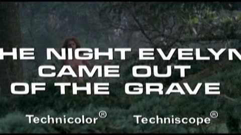 THE NIGHT EVELYN CAME OUT OF THE GRAVE (1971) movie trailer