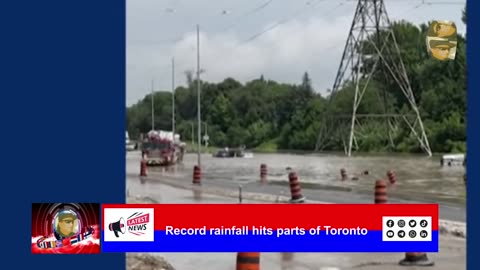 Record rainfall hits parts of Toronto