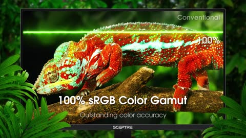 Sceptre New 24-inch Gaming Monitor 100Hz 1ms DisplayPort HDMI x2 100%