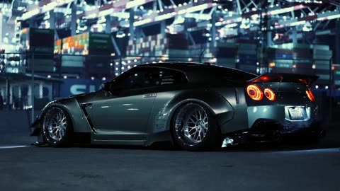 GTR R35 Flame Throwing Liberty Walk🚀🔥