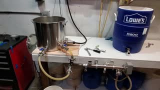 New homebrew kettle test run