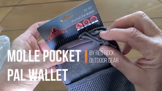 Red Rock Outdoor Gear MOLLE Pocket Pal Wallet