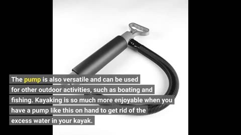 Skim Comments: Perception Bilge Pump for Kayaks - Expels Water From Your Boat