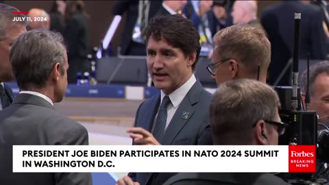 JUST IN- Biden Participates In 2024 NATO Summit As Members Continue To Call For Him To Resign