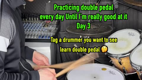 practicing double pedal every day #3